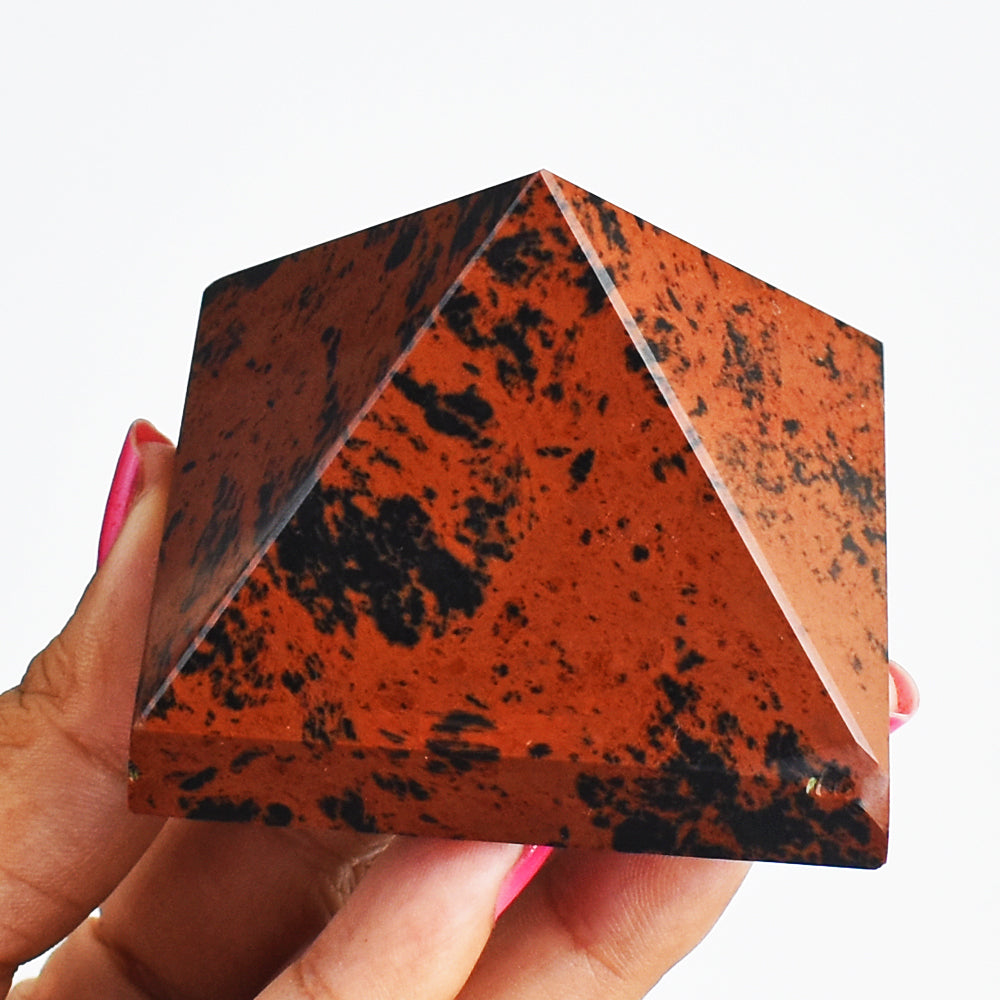 Artisian  733.00 Carats Genuine  Mahogany  Jasper  Hand Carved  Healing  Pyramid Gemstone Artisian  733.00 Carats Genuine  Mahogany  Jasper  Hand Carved  Healing  Pyramid Gemstone