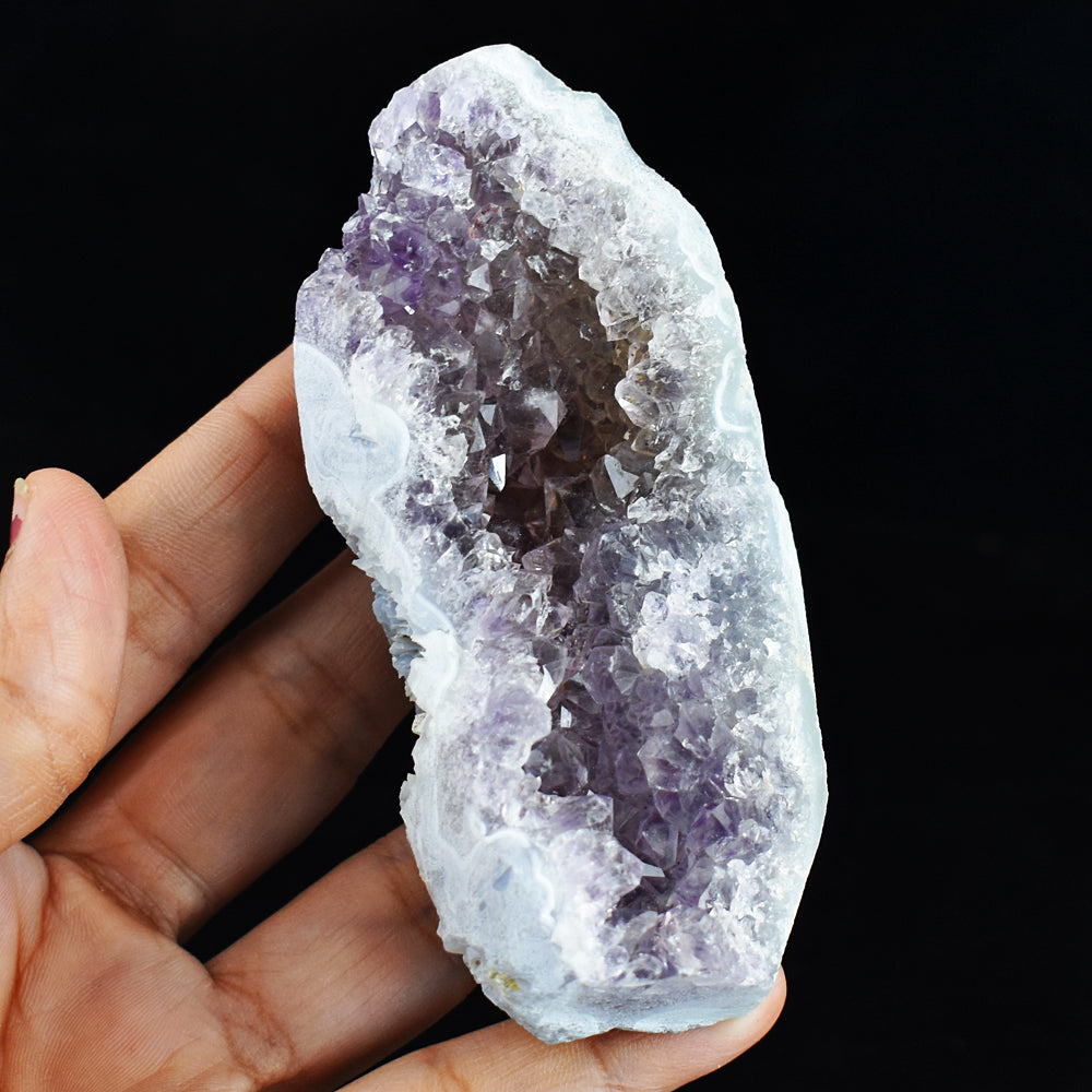 Craftsmen 911.00 Cts Genuine Amethyst Crystal Specimen Gemstone Craftsmen 911.00 Cts Genuine Amethyst Crystal Specimen Gemstone