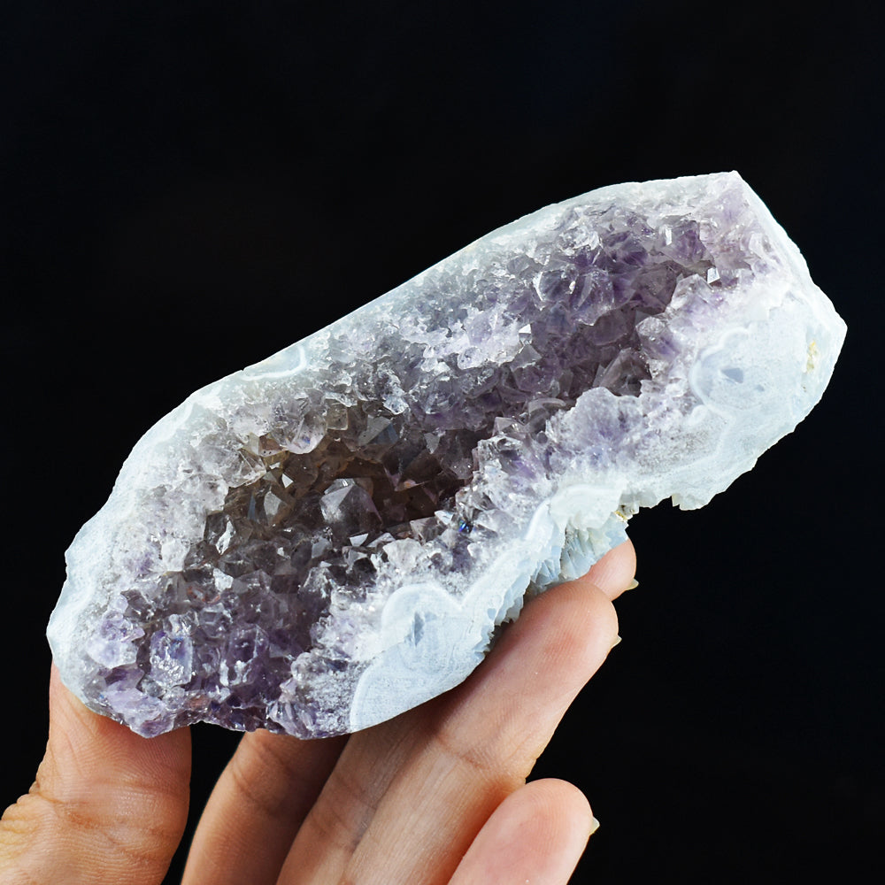 Craftsmen 911.00 Cts Genuine Amethyst Crystal Specimen Gemstone Craftsmen 911.00 Cts Genuine Amethyst Crystal Specimen Gemstone