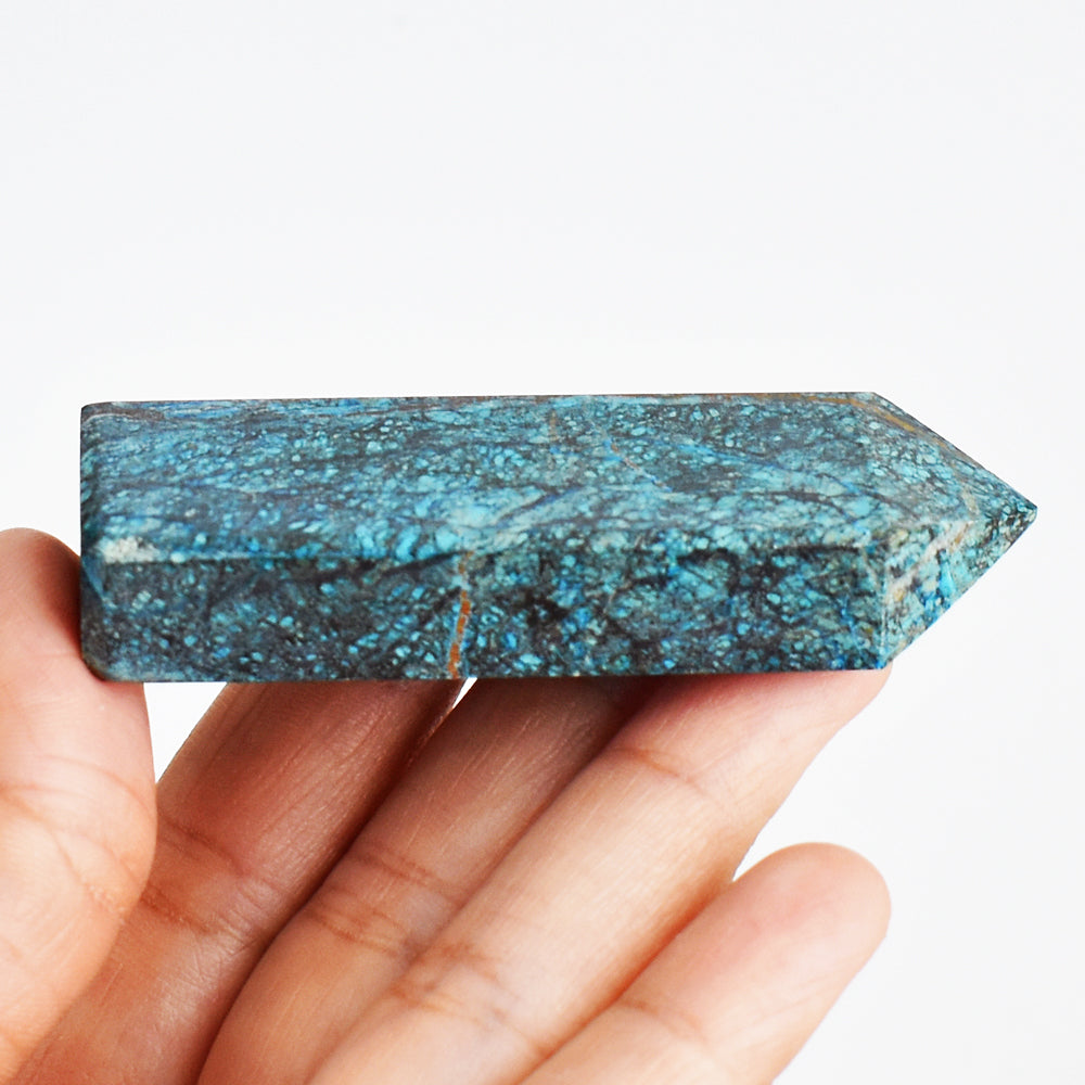 Amazing 218.00 Cts Genuine Shattuckite Crystal Specimen Gemstone Healing Point Amazing 218.00 Cts Genuine Shattuckite Crystal Specimen Gemstone Healing Point