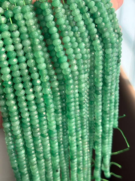 Mega Sale - 100% Genuine Exclusive Aventurine Faceted Beads Strand