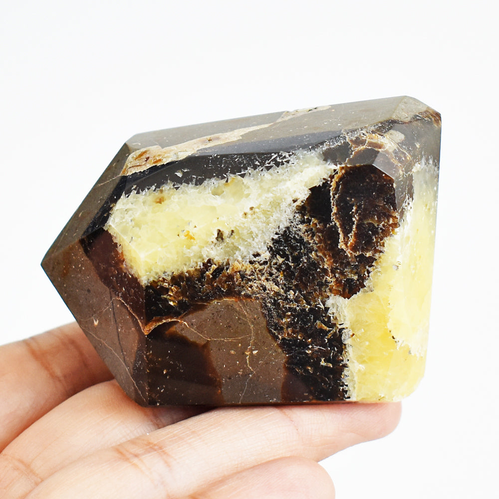 Natural 826.00 Cts Genuine Septarian Agate Free Form Crystal Specimen Gemstone Tower Natural 826.00 Cts Genuine Septarian Agate Free Form Crystal Specimen Gemstone Tower