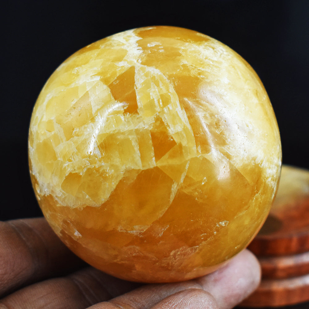 1476.00  Carats  Gorgeous  Genuine  Yellow  Calcite  Hand  Carved  Healing  Sphere 1476.00  Carats  Gorgeous  Genuine  Yellow  Calcite  Hand  Carved  Healing  Sphere