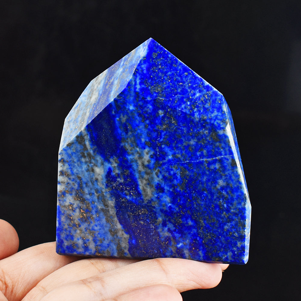 Exclusive 1408.00 Cts Genuine Lapis Lazuli Free Form Crystal Specimen Gemstone Tower Exclusive 1408.00 Cts Genuine Lapis Lazuli Free Form Crystal Specimen Gemstone Tower