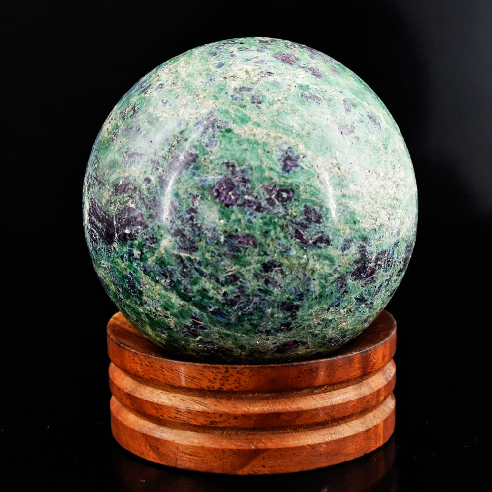 Exclusive 1897.00 Cts Genuine Pink In Ruby Fuchsite Crystal Specimen Healing Gemstone Sphere Exclusive 1897.00 Cts Genuine Pink In Ruby Fuchsite Crystal Specimen Healing Gemstone Sphere