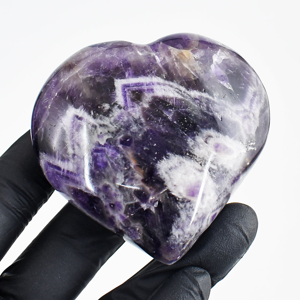 Amazing 737.00 Cts Genuine Chevron Amethyst Crystal Specimen Healing Gemstone Heart Amazing 737.00 Cts Genuine Chevron Amethyst Crystal Specimen Healing Gemstone Heart