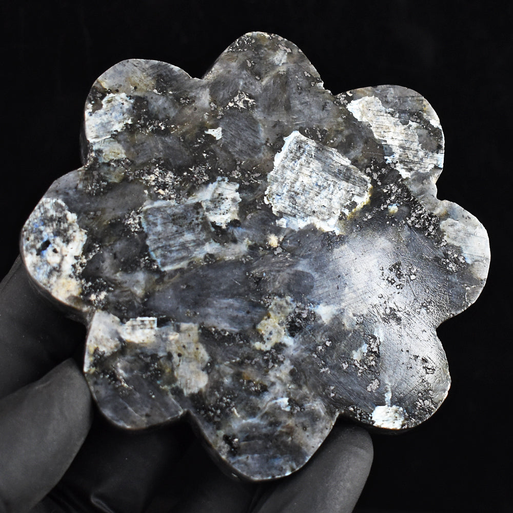 Exclusive 589.00 Cts Genuine Larvikite Crystal Specimen Gemstone Healing Coaster Exclusive 589.00 Cts Genuine Larvikite Crystal Specimen Gemstone Healing Coaster