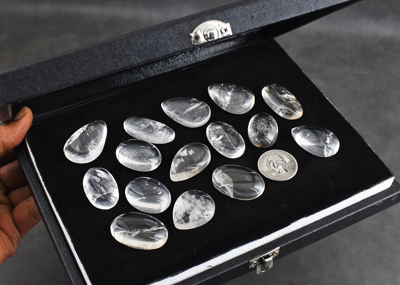 Natural 708.00  Carats  Genuine  White  Quartz Untreated  Gemstone Cabochon Lot Natural 708.00  Carats  Genuine  White  Quartz Untreated  Gemstone Cabochon Lot