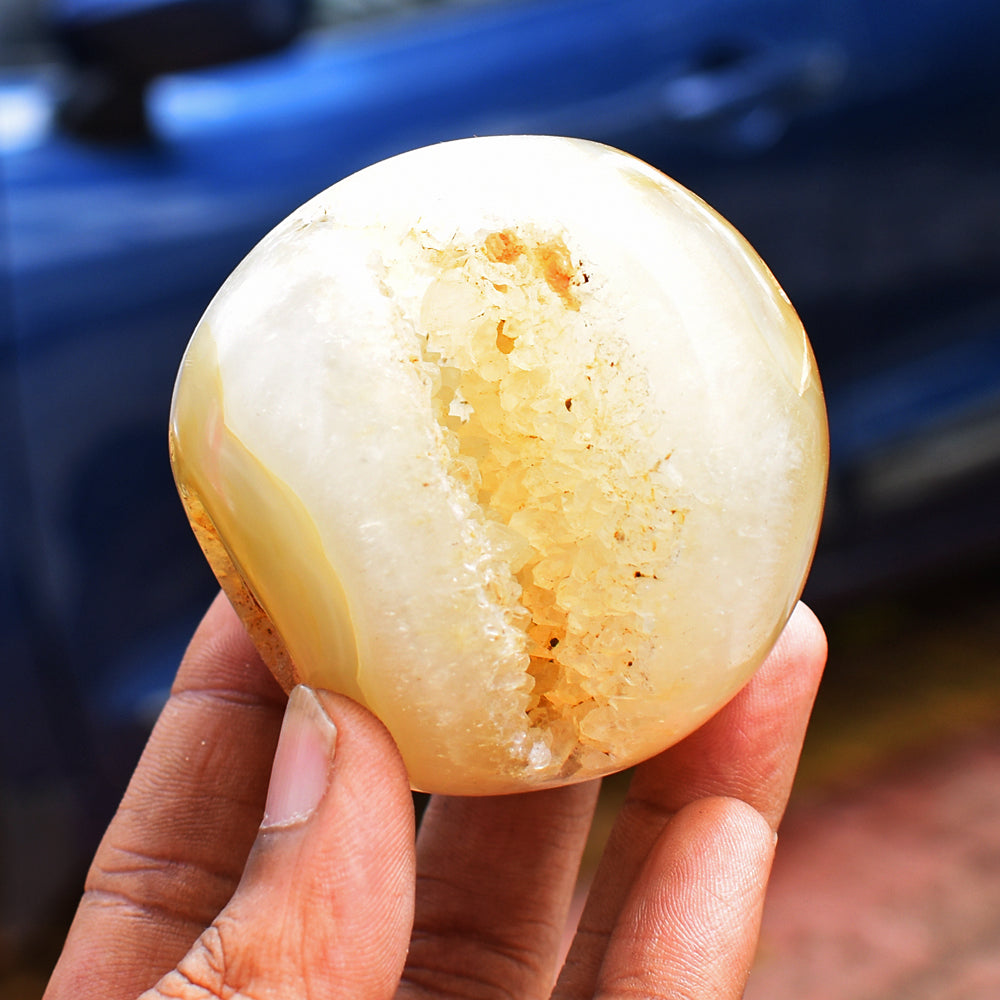 Awesome 1243.00 Carats  Genuine  Agate  Druzy  Hand Carved  Crystal  Healing Sphere Awesome 1243.00 Carats  Genuine  Agate  Druzy  Hand Carved  Crystal  Healing Sphere