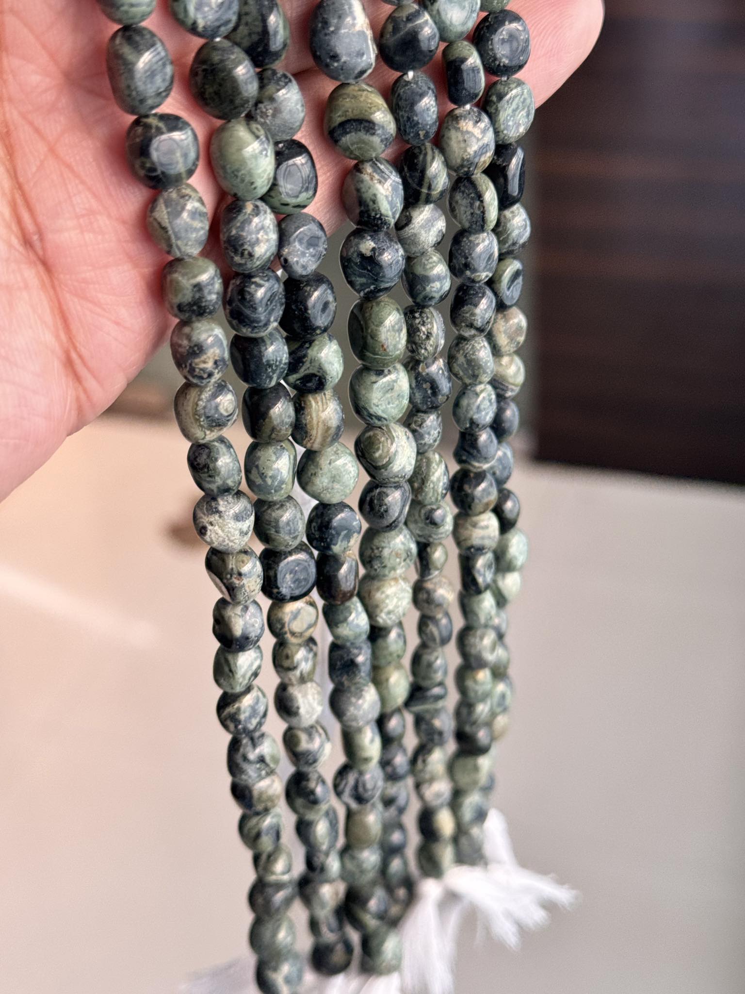 Mega Sale - 100% Genuine Exclusive Kambaba Jasper Beads Strand Mega Sale - 100% Genuine Exclusive Kambaba Jasper Beads Strand