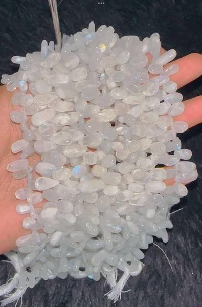 Mega Sale - 100% Genuine Exclusive Blue Flash Moonstone Beads Strand