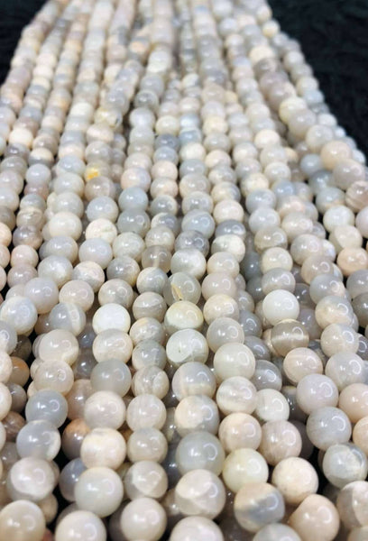 Mega Sale - 100% Genuine Exclusive Grey Moonstone Madagascar Beads Strand