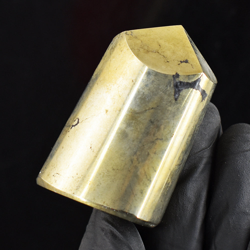 Craftsmen 775.00 Cts Genuine Golden Pyrite Crystal Specimen Gemstone Healing Point Craftsmen 775.00 Cts Genuine Golden Pyrite Crystal Specimen Gemstone Healing Point