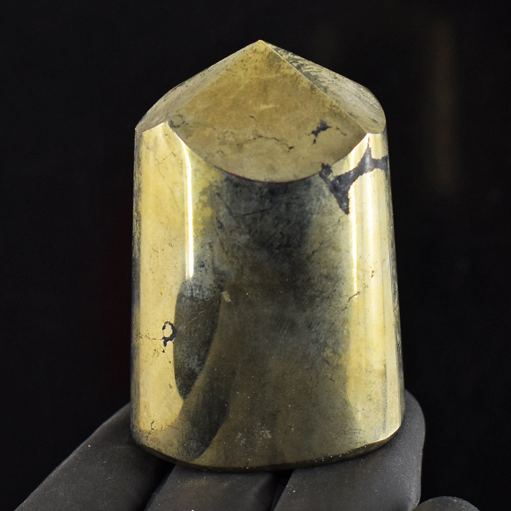 Craftsmen 775.00 Cts Genuine Golden Pyrite Crystal Specimen Gemstone Healing Point Craftsmen 775.00 Cts Genuine Golden Pyrite Crystal Specimen Gemstone Healing Point