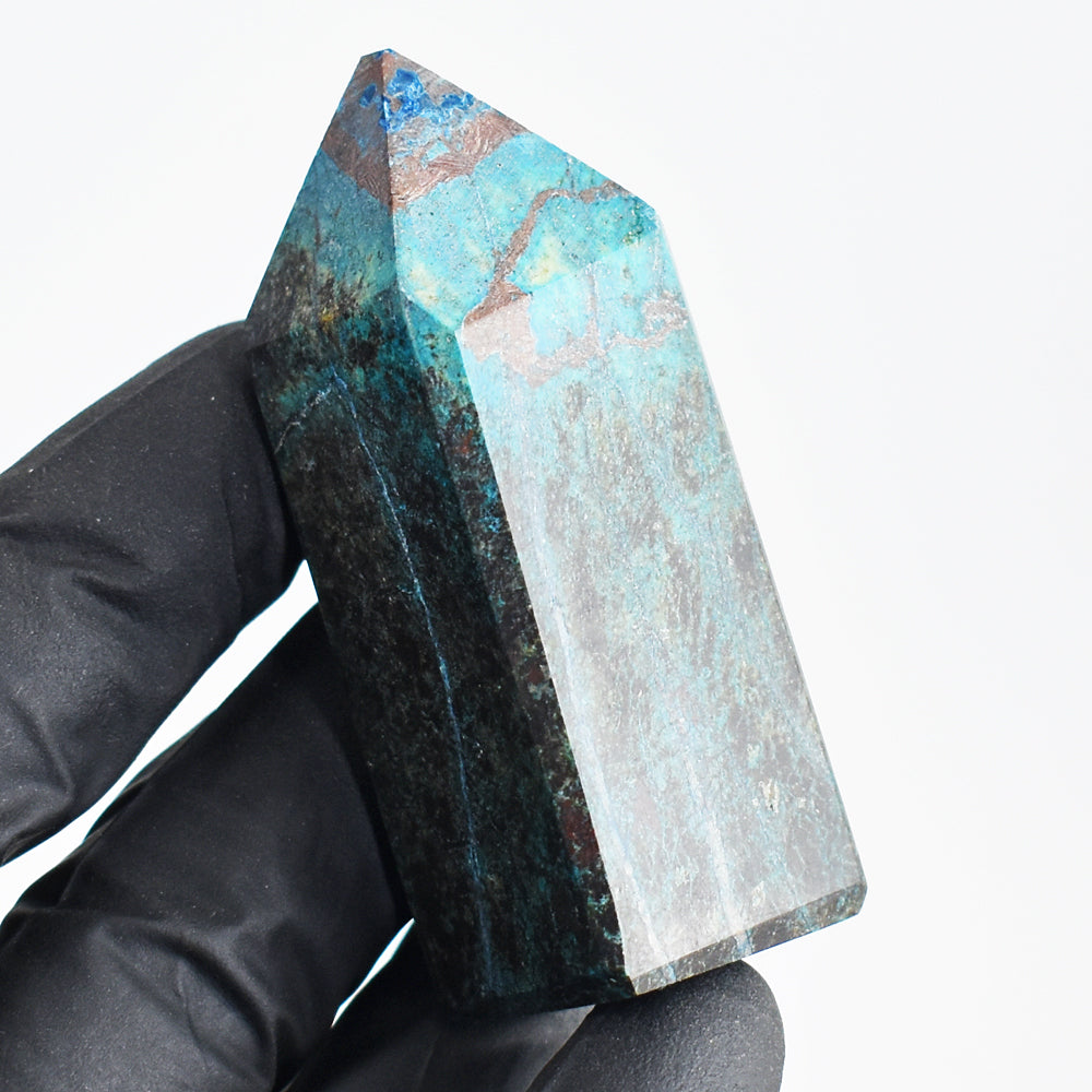 Natural 260.00 Cts Genuine Boulder Shattuckite Gemstone Crystal Specimen Healing Point Natural 260.00 Cts Genuine Boulder Shattuckite Gemstone Crystal Specimen Healing Point