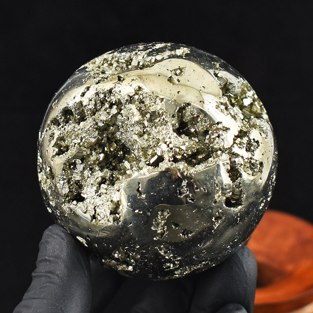 Excellent 1891.00 Cts Genuine Pyrite Druzy Crystal Specimen Gemstone Healing Sphere Excellent 1891.00 Cts Genuine Pyrite Druzy Crystal Specimen Gemstone Healing Sphere