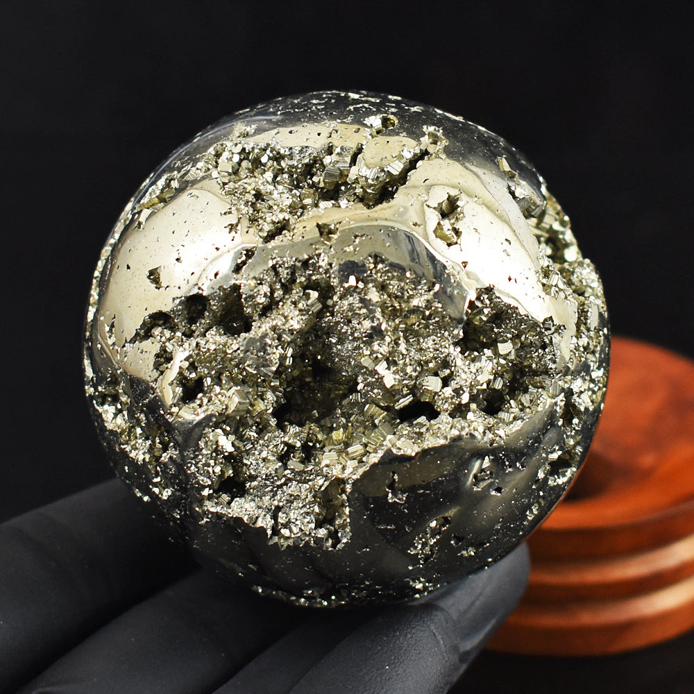 Excellent 1891.00 Cts Genuine Pyrite Druzy Crystal Specimen Gemstone Healing Sphere Excellent 1891.00 Cts Genuine Pyrite Druzy Crystal Specimen Gemstone Healing Sphere