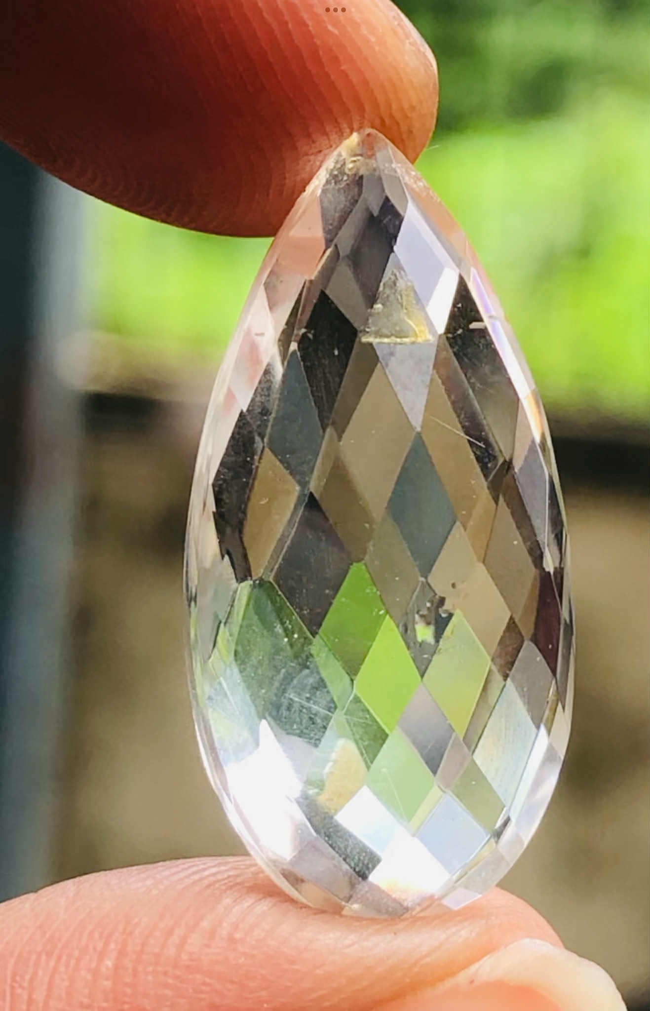 Stunning 16.00 Cts Genuine White Quartz Faceted Loose Gemstone Stunning 16.00 Cts Genuine White Quartz Faceted Loose Gemstone