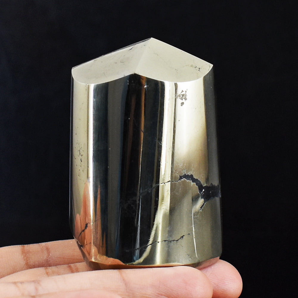 Artisian 1396.00 Cts Genuine Pyrite Crystal Specimen Healing Gemstone Point Artisian 1396.00 Cts Genuine Pyrite Crystal Specimen Healing Gemstone Point