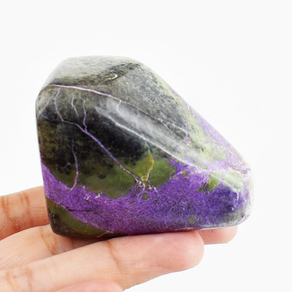 Artisian 600.00 Cts Genuine Stichtite Free Form Crystal Specimen Gemstone Tower Artisian 600.00 Cts Genuine Stichtite Free Form Crystal Specimen Gemstone Tower