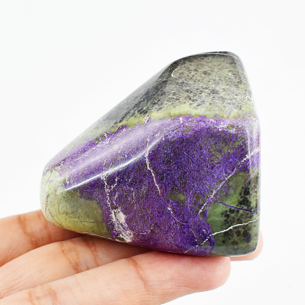Artisian 600.00 Cts Genuine Stichtite Free Form Crystal Specimen Gemstone Tower Artisian 600.00 Cts Genuine Stichtite Free Form Crystal Specimen Gemstone Tower