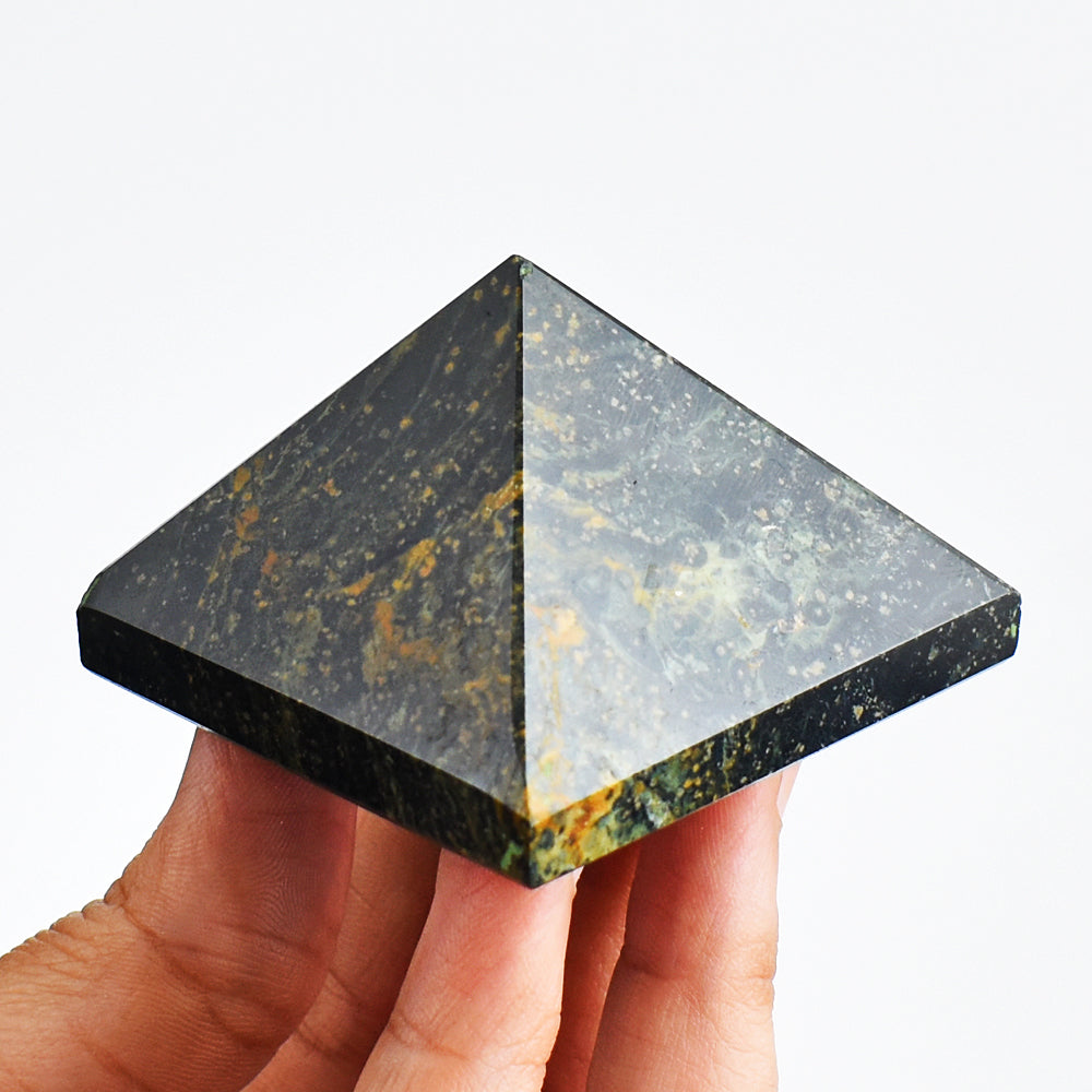 Genuine 610.00 Cts Genuine Kambaba Jasper  Hand Carved  Healing  Pyramid Gemstone Genuine 610.00 Cts Genuine Kambaba Jasper  Hand Carved  Healing  Pyramid Gemstone