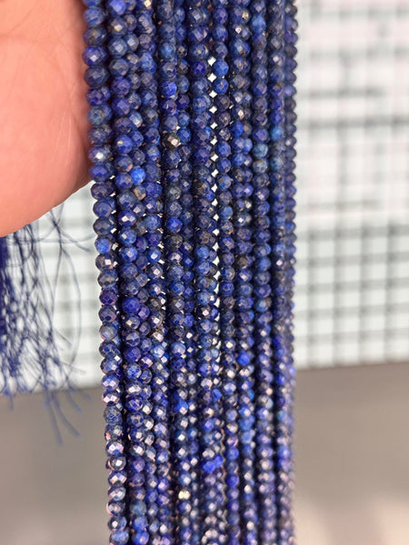 Mega Sale - 100% Genuine Exclusive Lapis Lazuli Faceted Beads Strand