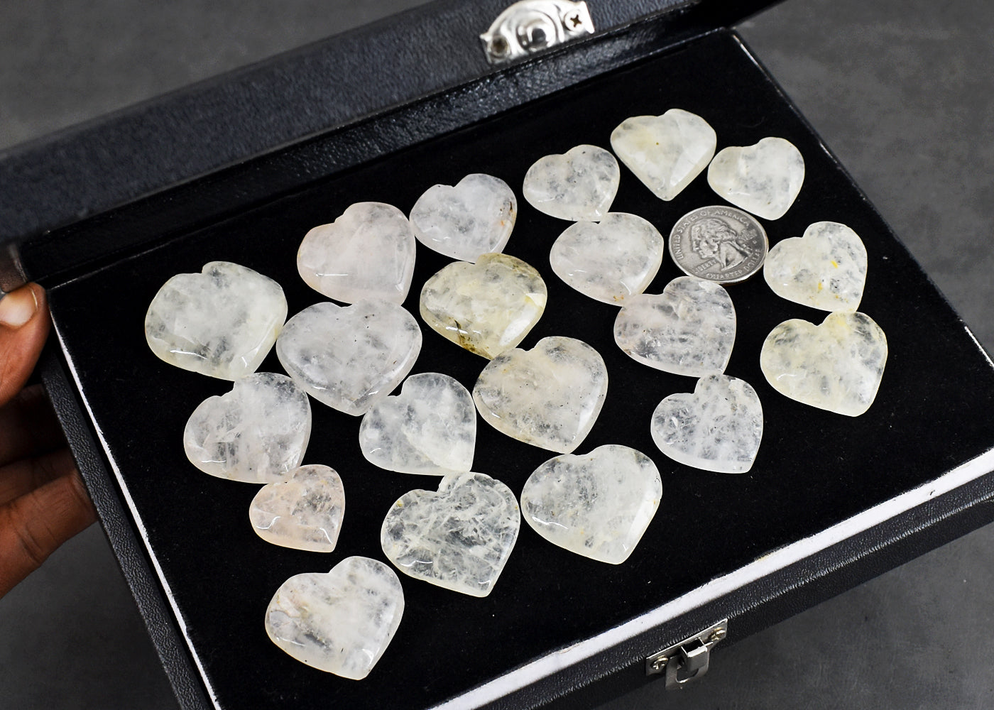 Natural  934.00  Carats  Genuine  White  Quartz Untreated  Gemstone Cabochon Lot Natural  934.00  Carats  Genuine  White  Quartz Untreated  Gemstone Cabochon Lot