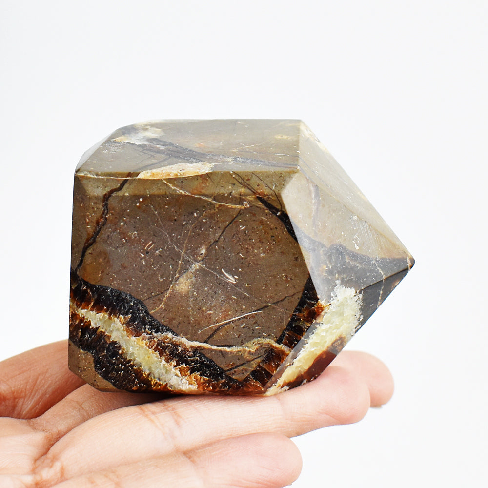 Exclusive 1172.00 Cts Genuine Septarian Agate Free Form Crystal Specimen Healing Gemstone Tower Exclusive 1172.00 Cts Genuine Septarian Agate Free Form Crystal Specimen Healing Gemstone Tower