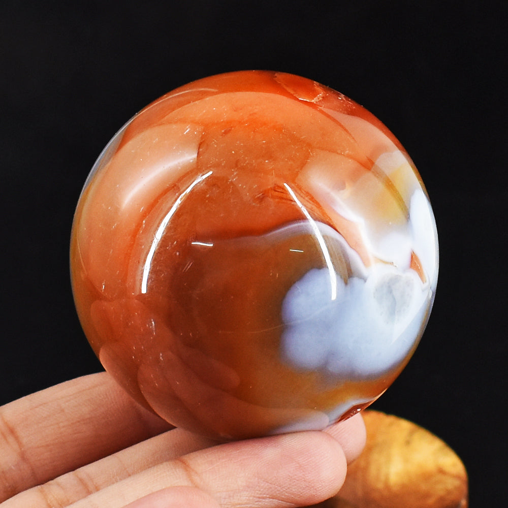 Natural 1112.00 Cts Genuine Carnelian Crystal Specimen Gemstone Healing Sphere Natural 1112.00 Cts Genuine Carnelian Crystal Specimen Gemstone Healing Sphere