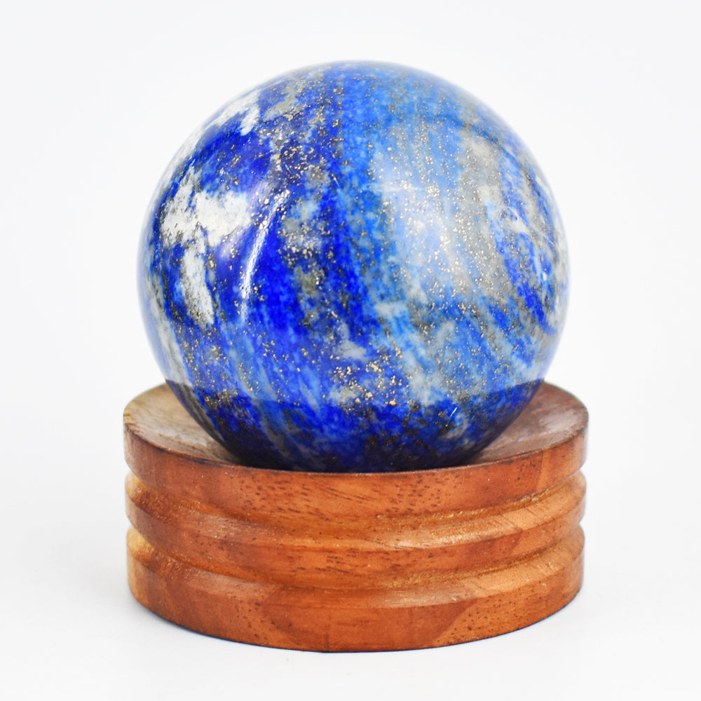 Artisian 1020.00 Cts Genuine Blue Lapis Lazuli Crystal Specimen Gemstone Healing Sphere Artisian 1020.00 Cts Genuine Blue Lapis Lazuli Crystal Specimen Gemstone Healing Sphere