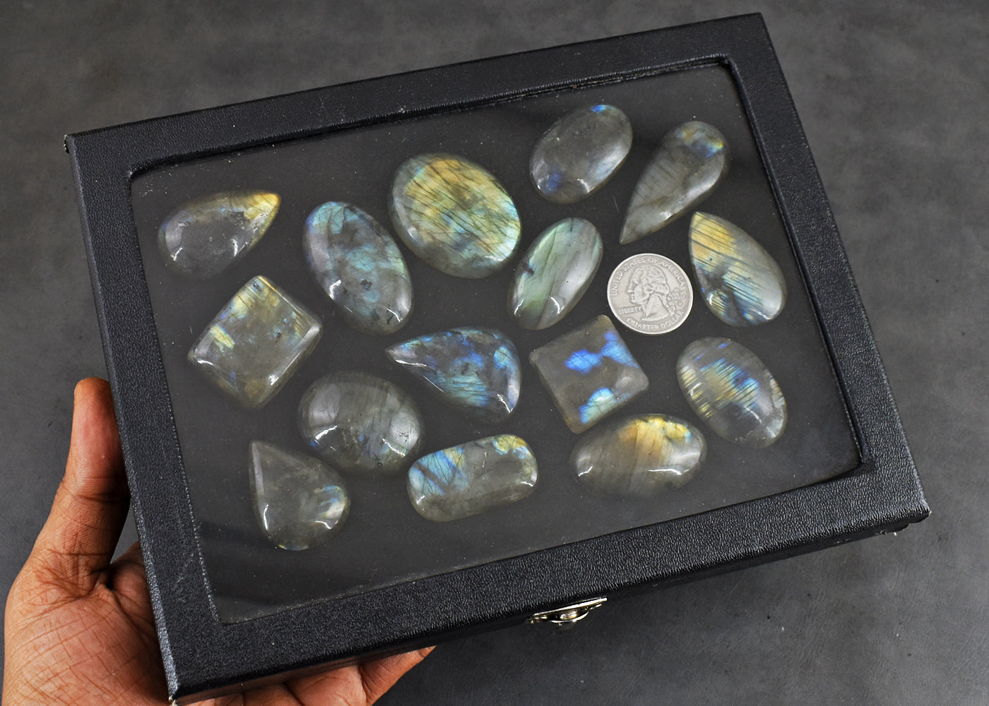 Amazing Flash Labradorite 814.00 Cts Genuine Untreated Gemstone Cabochon Lot Amazing Flash Labradorite 814.00 Cts Genuine Untreated Gemstone Cabochon Lot