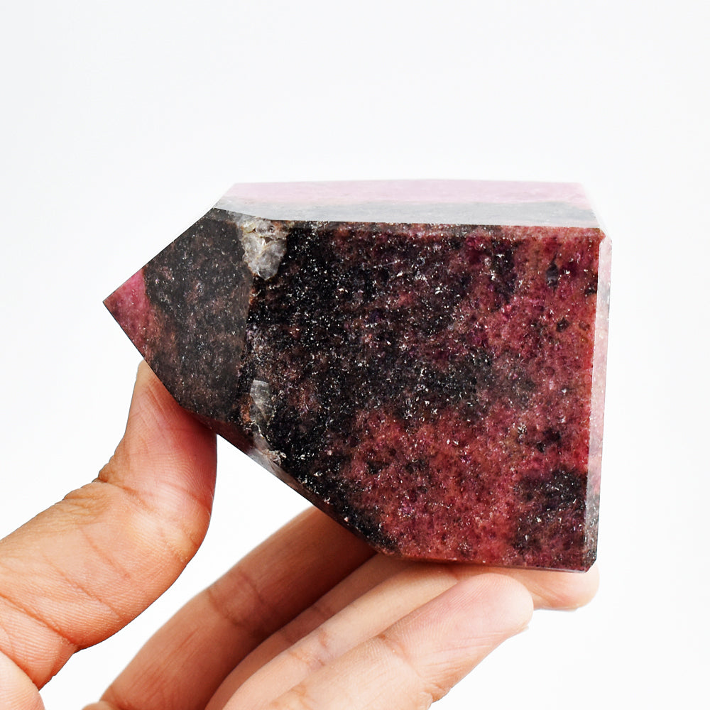 Awesome 2048.00 Cts Genuine Rhodonite Free Form Gemstone Crystal Specimen Tower Awesome 2048.00 Cts Genuine Rhodonite Free Form Gemstone Crystal Specimen Tower