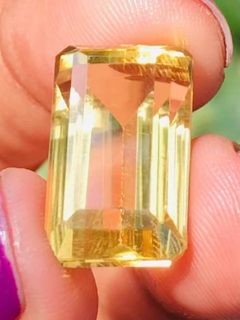 Amazing 14.00 Cts Genuine Citrine Faceted Loose Gemstone Amazing 14.00 Cts Genuine Citrine Faceted Loose Gemstone