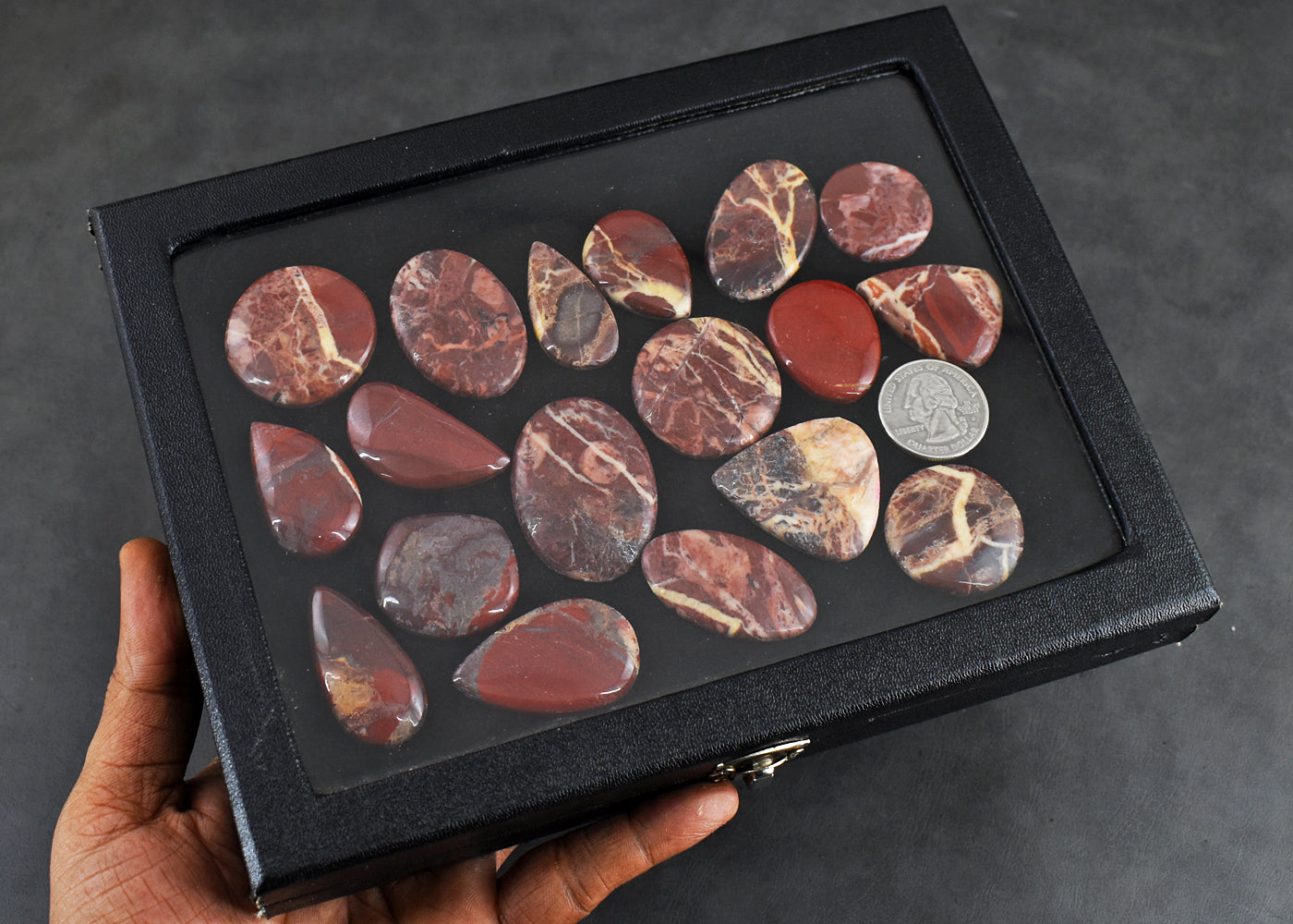Awesome 714.00 Cts Genuine American Picture Jasper Untreated Gemstone Cabochon Lot Awesome 714.00 Cts Genuine American Picture Jasper Untreated Gemstone Cabochon Lot