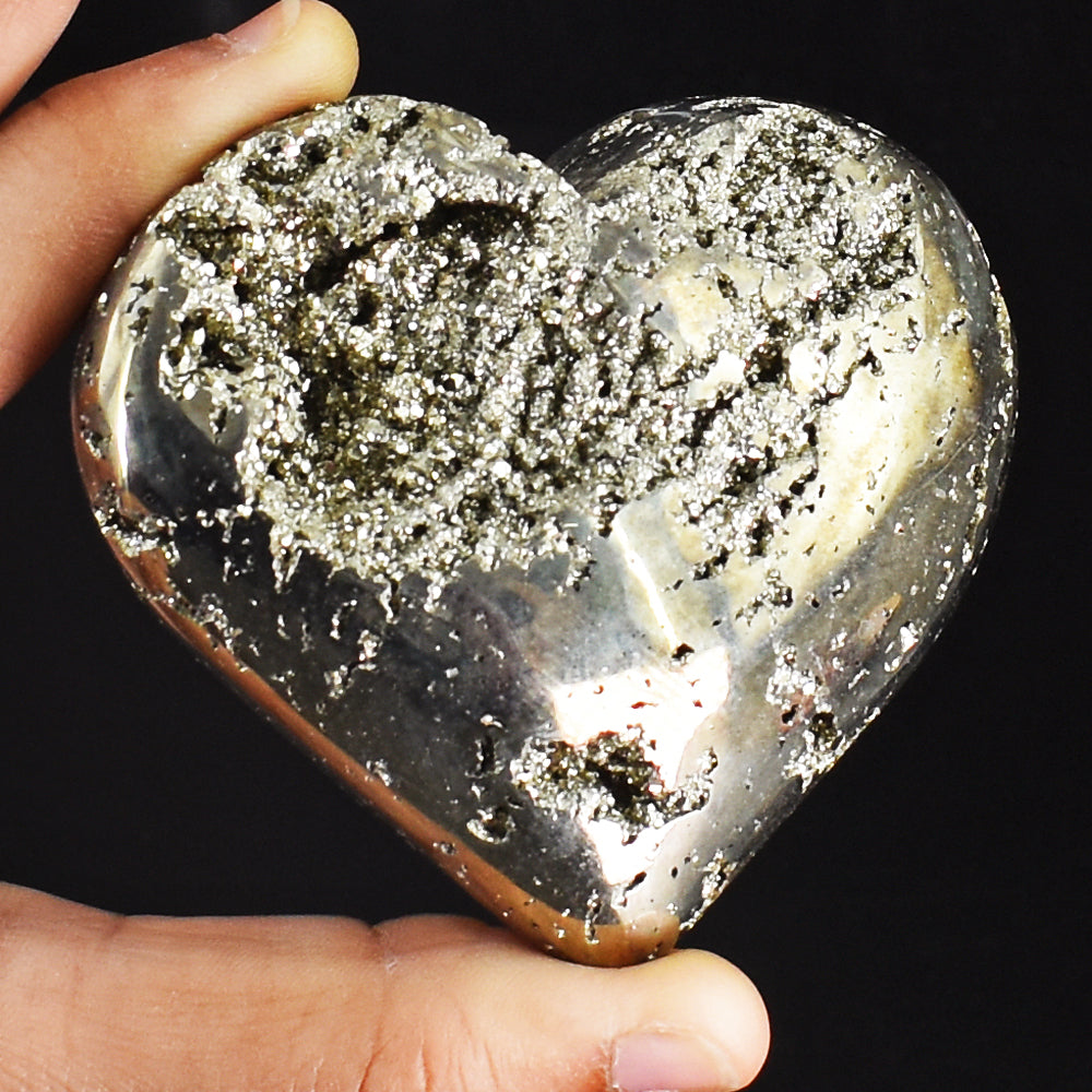 Amazing 1675.00 Cts Genuine Pyrite Druzy Healing Crystal Specimen Gemstone Heart Amazing 1675.00 Cts Genuine Pyrite Druzy Healing Crystal Specimen Gemstone Heart