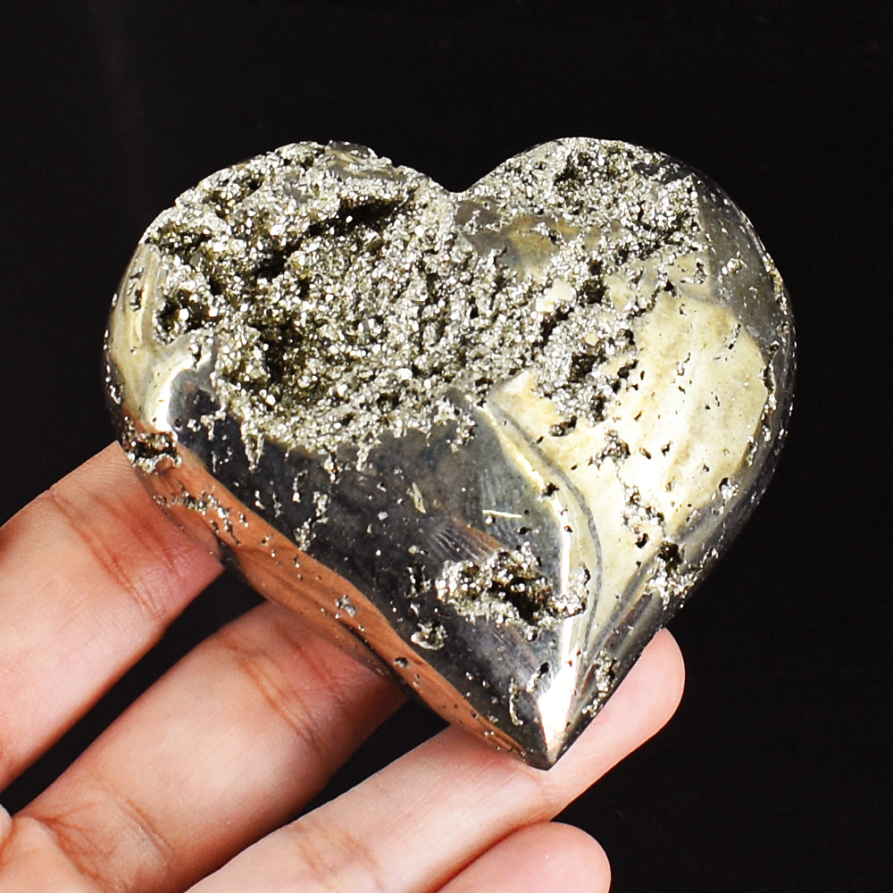 Amazing 1675.00 Cts Genuine Pyrite Druzy Healing Crystal Specimen Gemstone Heart Amazing 1675.00 Cts Genuine Pyrite Druzy Healing Crystal Specimen Gemstone Heart
