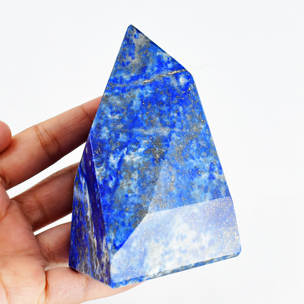 Beautiful 3142.00 Cts Genuine Lapis Lazuli Free Form Crystal Specimen Gemstone Healing Tower Beautiful 3142.00 Cts Genuine Lapis Lazuli Free Form Crystal Specimen Gemstone Healing Tower