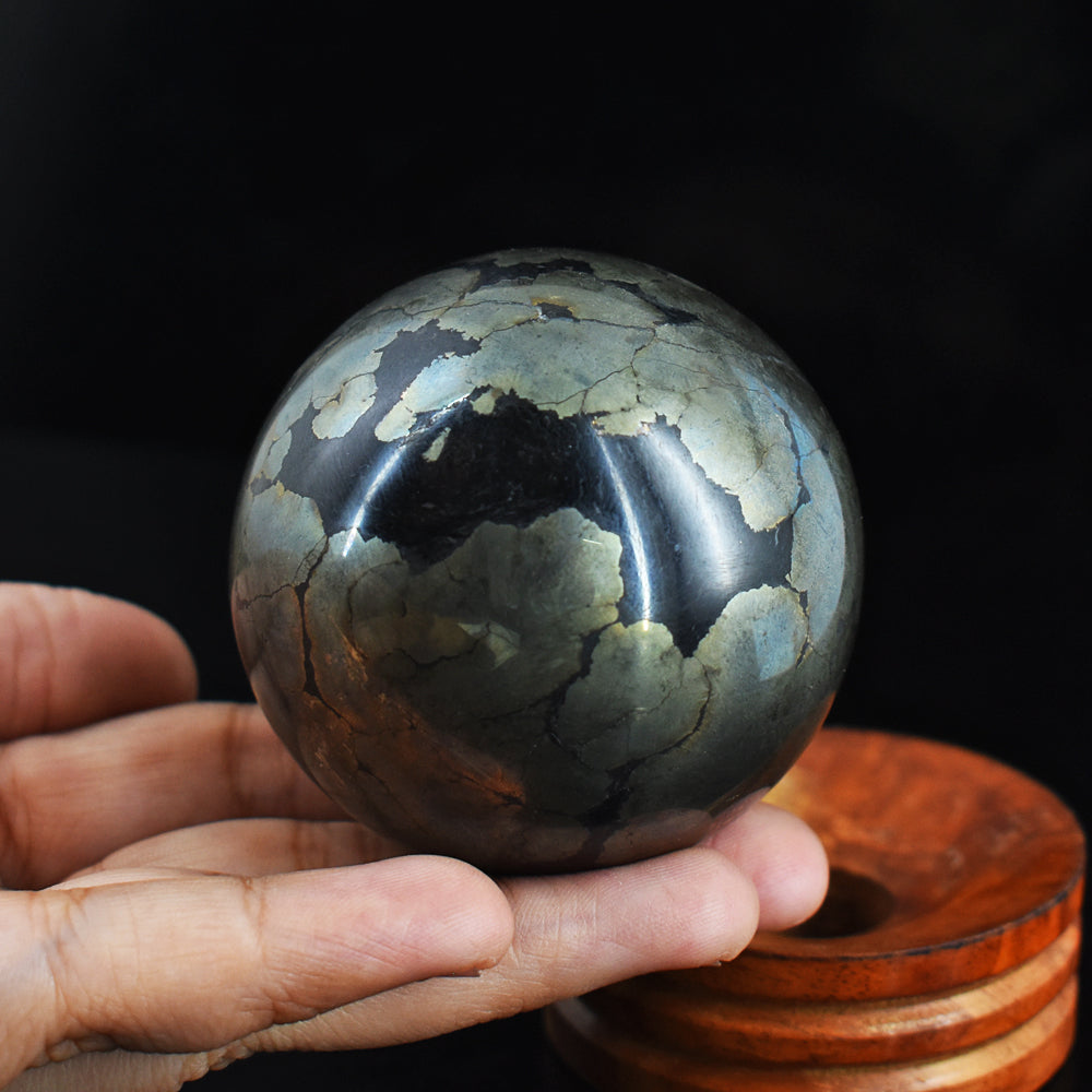 Exclusive 2359.00 Cts Carved Pyrite Reiki Crystal Healing Sphere Exclusive 2359.00 Cts Carved Pyrite Reiki Crystal Healing Sphere