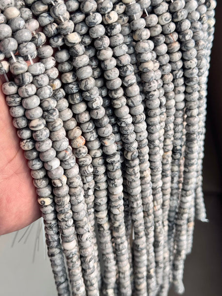 Mega Sale - 100% Genuine Exclusive Crinoid Fo_ss_il  Beads Strand