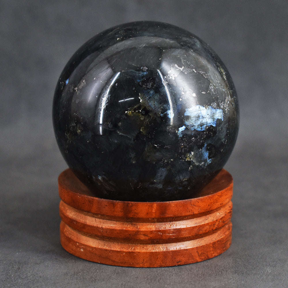 gemsmore:Amazing 1354.00  Cts Genuine Larvikite Hand Carved Healing Sphere gemsmore:Amazing 1354.00  Cts Genuine Larvikite Hand Carved Healing Sphere