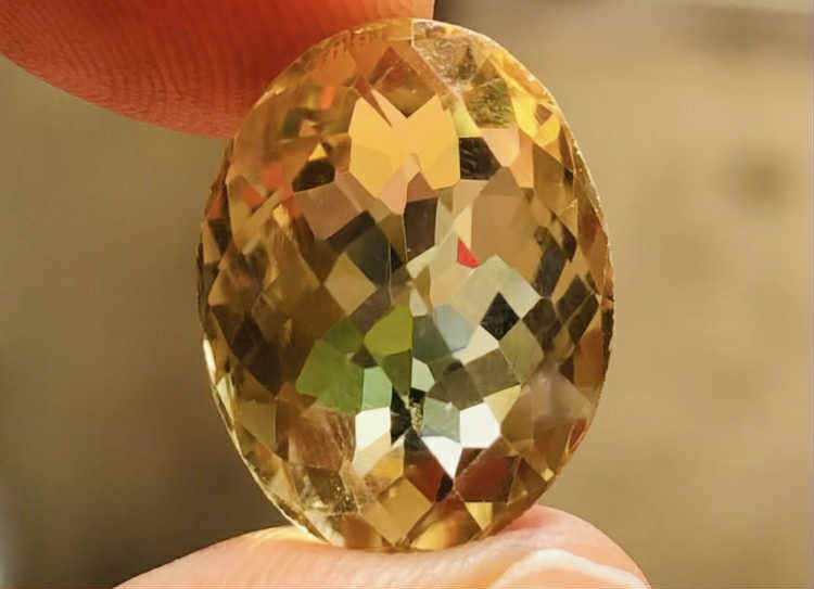 Exclusive 12.00 Cts Genuine Citrine Faceted Loose Gemstone Exclusive 12.00 Cts Genuine Citrine Faceted Loose Gemstone