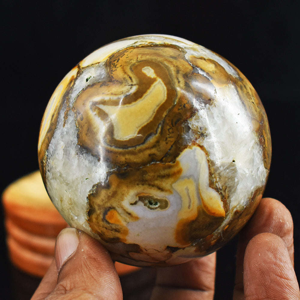 gemsmore:Gorgeous  Cobra Jasper 1385.00 Cts  Hand Carved Healing Crystal Sphere gemsmore:Gorgeous  Cobra Jasper 1385.00 Cts  Hand Carved Healing Crystal Sphere