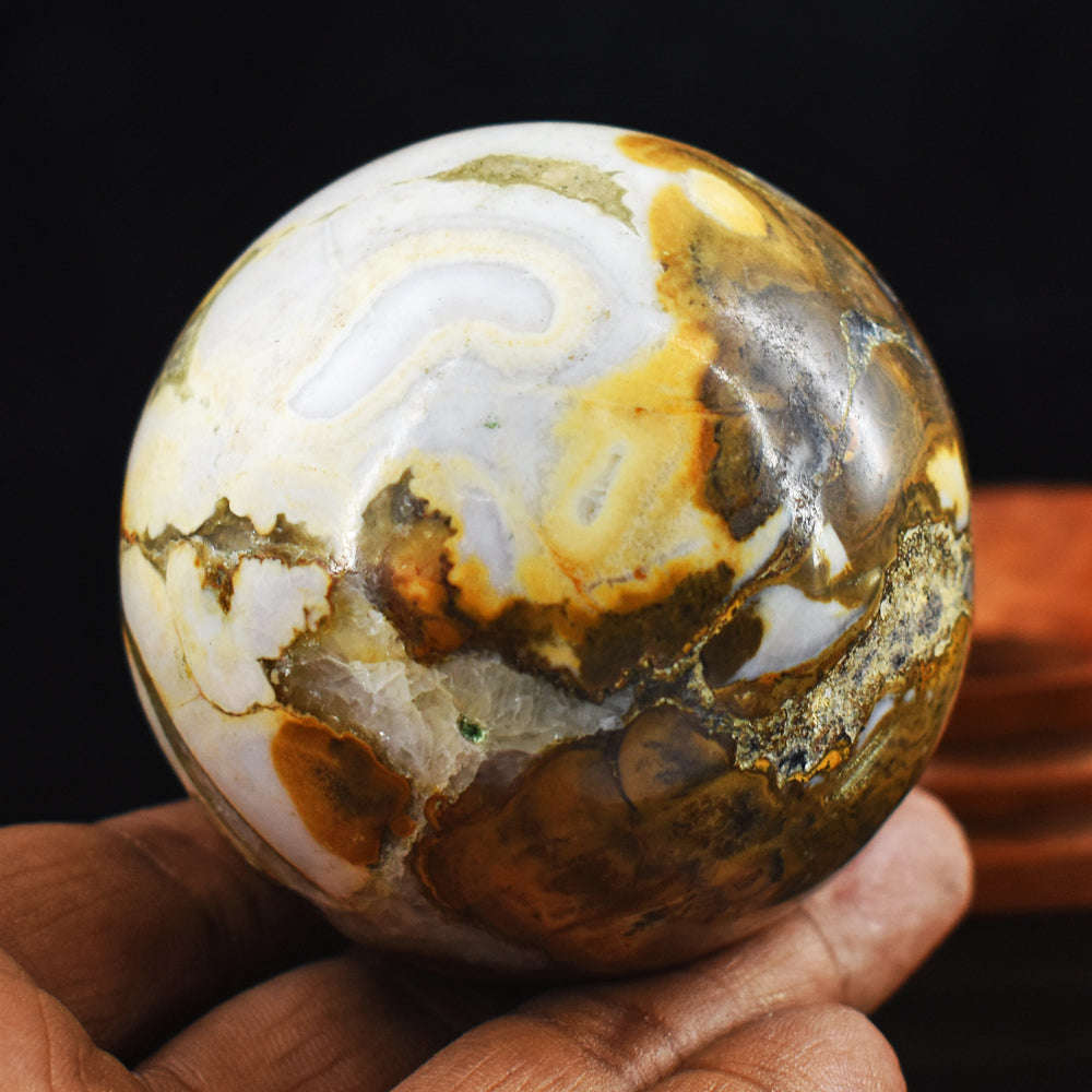 gemsmore:Gorgeous  Cobra Jasper 1385.00 Cts  Hand Carved Healing Crystal Sphere gemsmore:Gorgeous  Cobra Jasper 1385.00 Cts  Hand Carved Healing Crystal Sphere