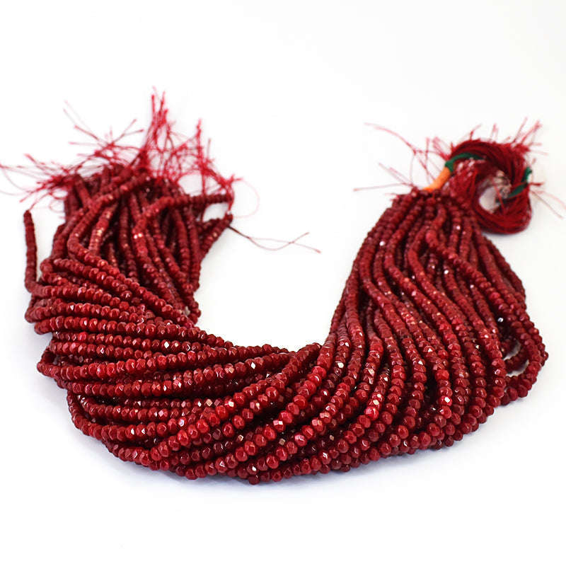 gemsmore:1 pc 03mm Faceted Onyx Drilled Beads Strand 13 inches gemsmore:1 pc 03mm Faceted Onyx Drilled Beads Strand 13 inches