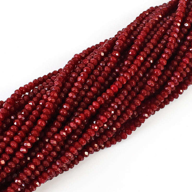 gemsmore:1 pc 03mm Faceted Onyx Drilled Beads Strand 13 inches gemsmore:1 pc 03mm Faceted Onyx Drilled Beads Strand 13 inches