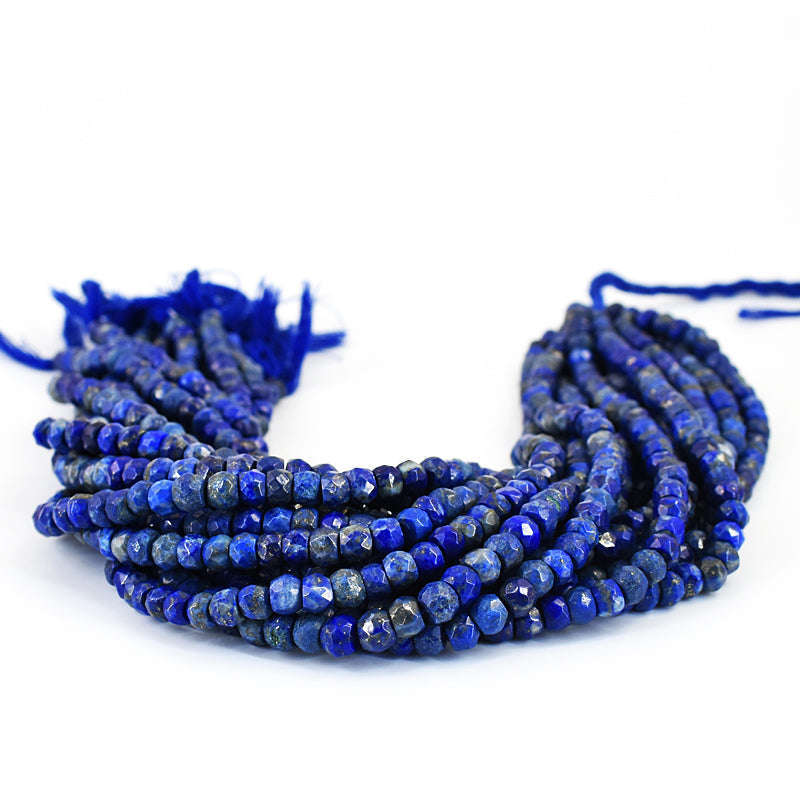 gemsmore:1 pc 06-07mm Faceted Lapis Lazuli Drilled Beads Strand 12 inches gemsmore:1 pc 06-07mm Faceted Lapis Lazuli Drilled Beads Strand 12 inches