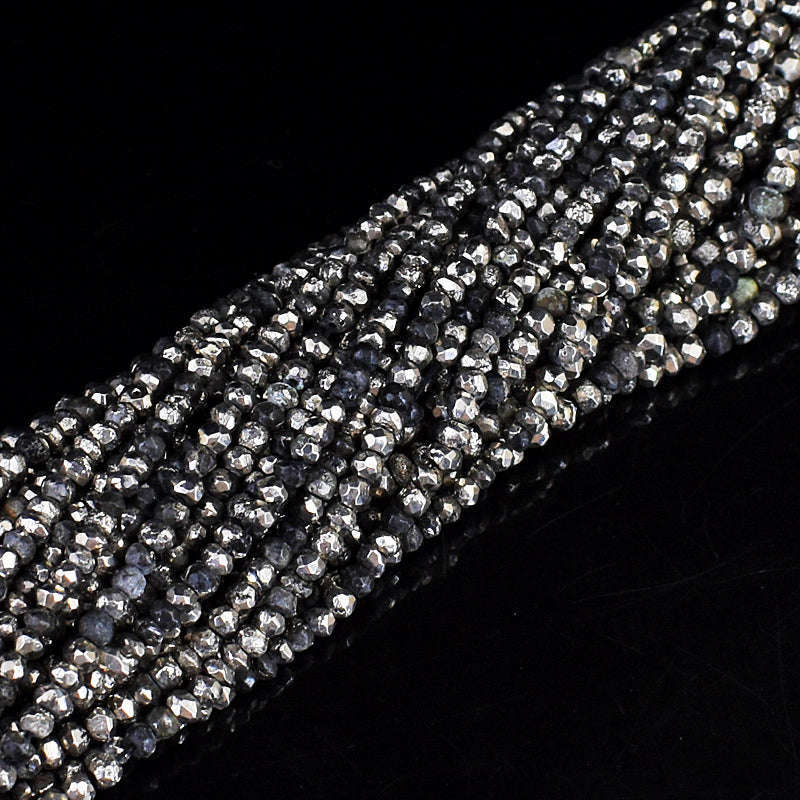 gemsmore:1 pc 3-4mm Faceted Pyrite Drilled Beads Strand 13 inches gemsmore:1 pc 3-4mm Faceted Pyrite Drilled Beads Strand 13 inches