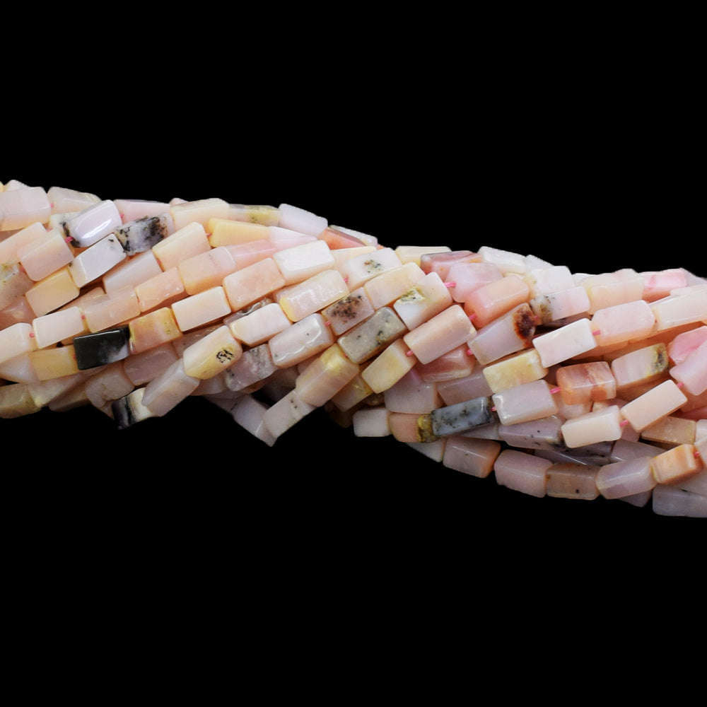 gemsmore:1 pc 7-10mm Pink Australian Opal Drilled Beads Strand 13  Inches gemsmore:1 pc 7-10mm Pink Australian Opal Drilled Beads Strand 13  Inches