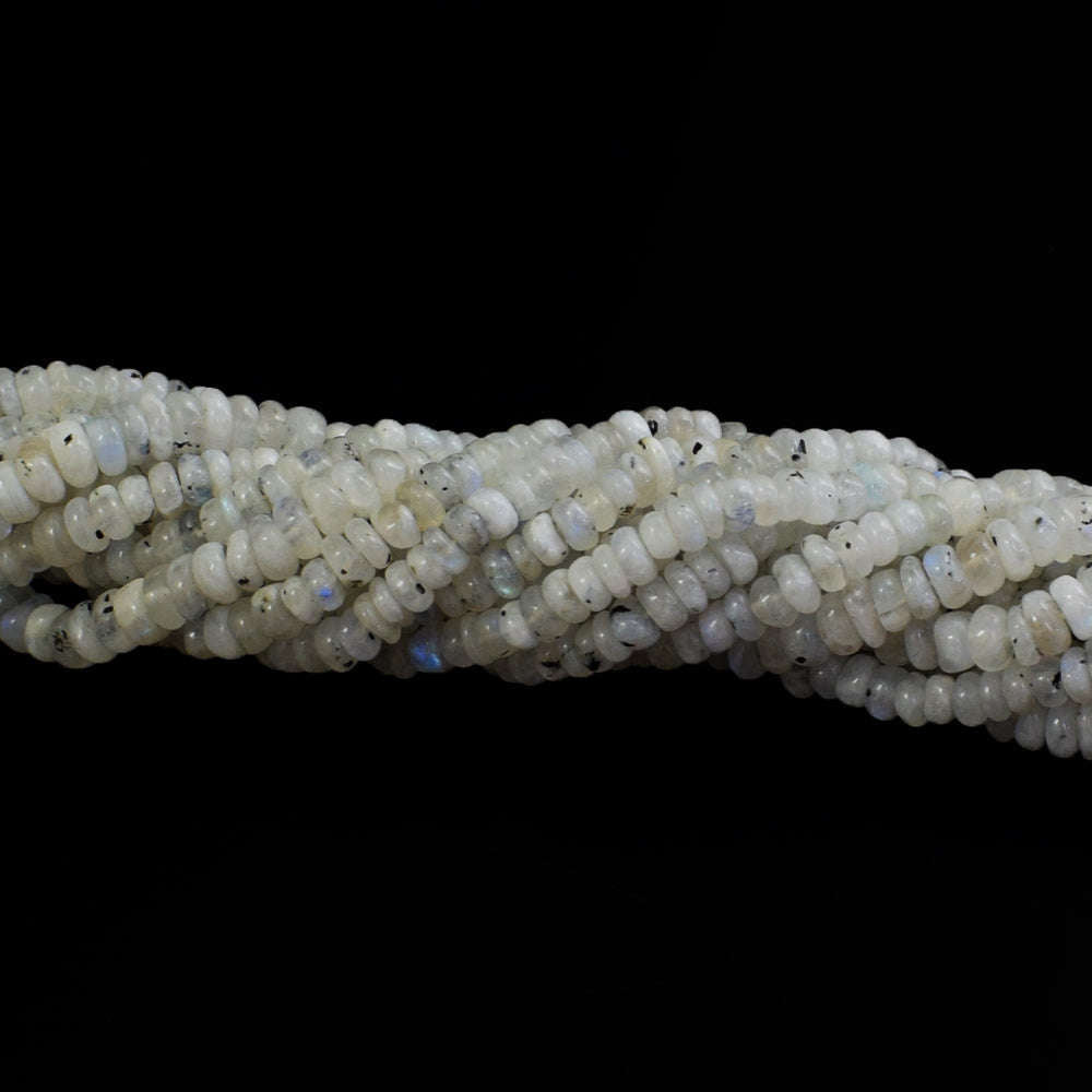 gemsmore:1 pc 7-8mm Moonstone Drilled Beads Strand 12 Inches gemsmore:1 pc 7-8mm Moonstone Drilled Beads Strand 12 Inches